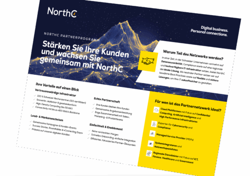 One-Pager Partnerprogramm Schweiz