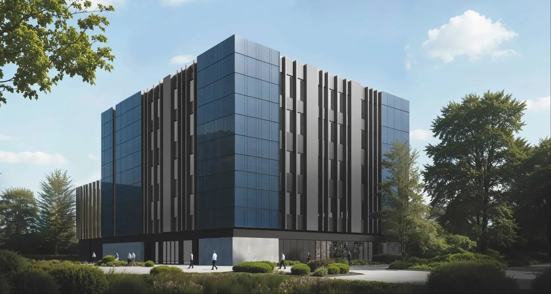 Modellansicht Rechenzentrum Genf