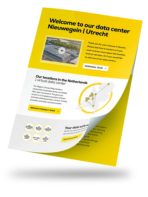 Data Center Nieuwegein Utrecht specs