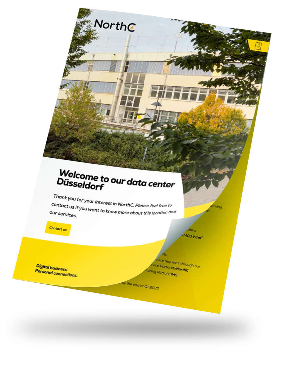Factsheet data center Düsseldorf
