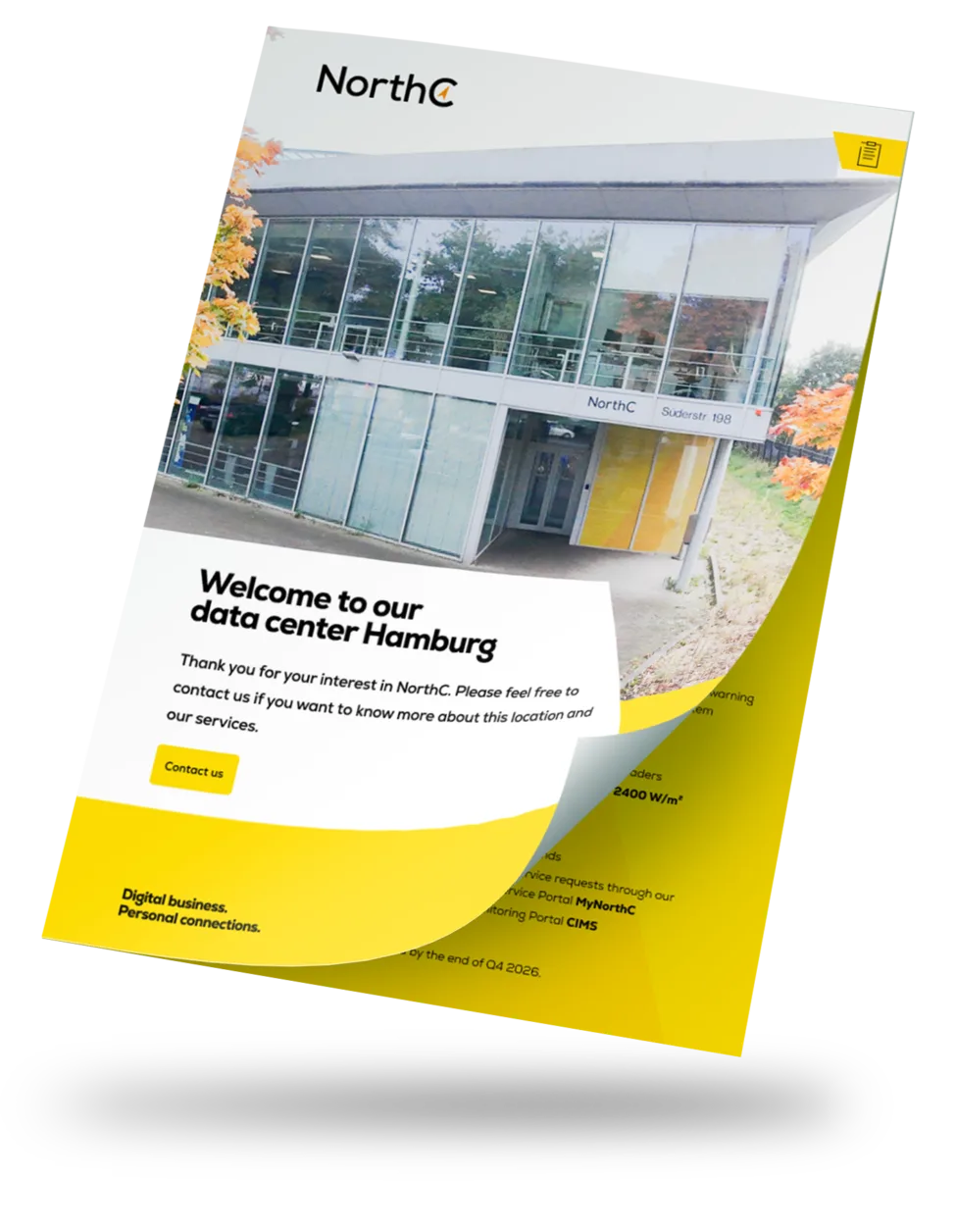 Factsheet data center Hamburg