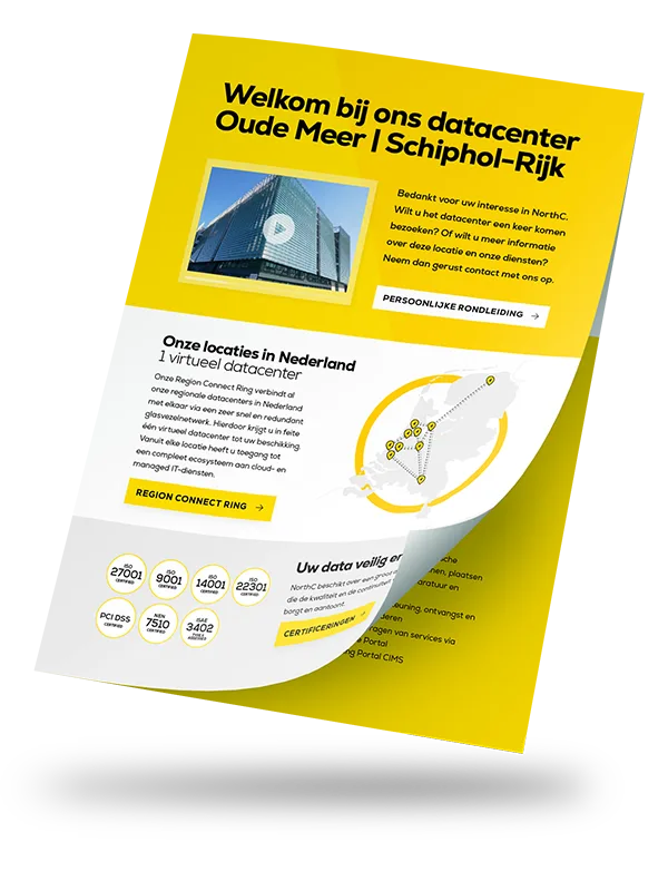 Datacenter Oude Meer Schiphol technische specificaties