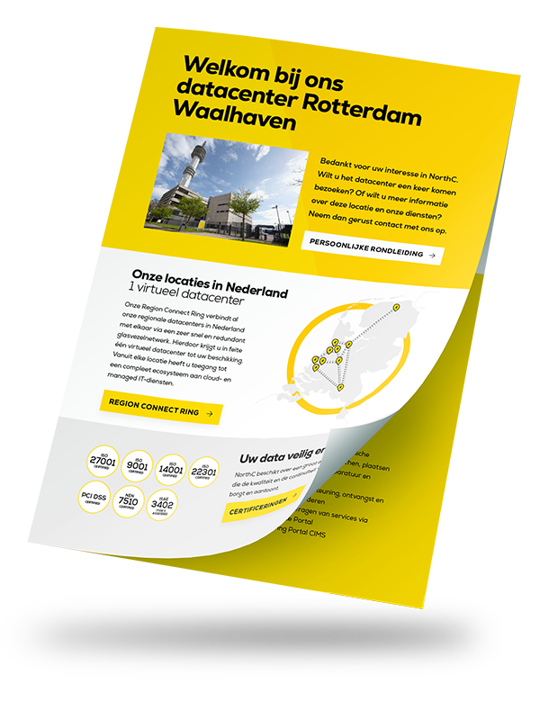 Datacenter Rotterdam Waalhaven technische specificaties